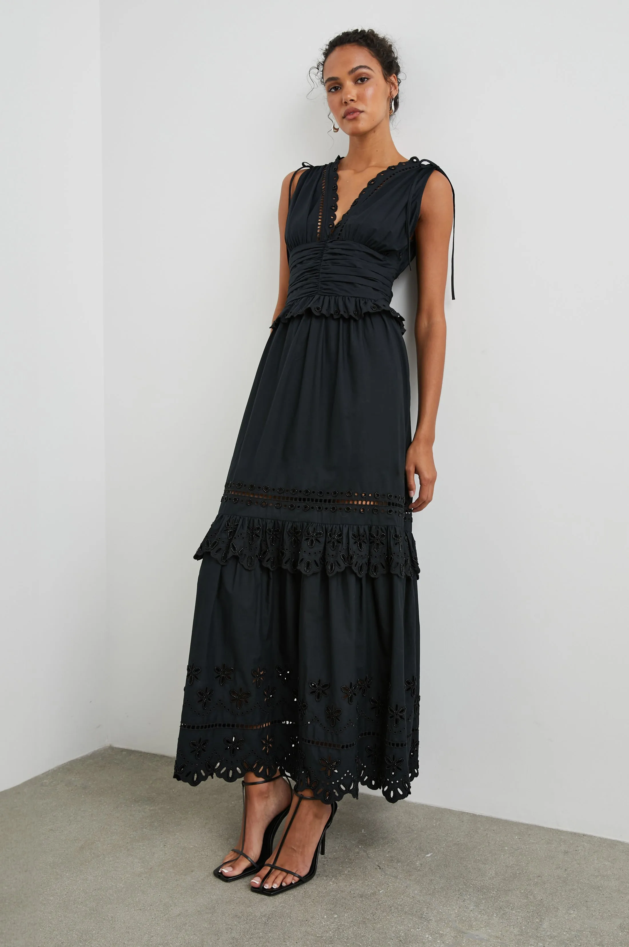 ESMERALDA DRESS - BLACK Rails