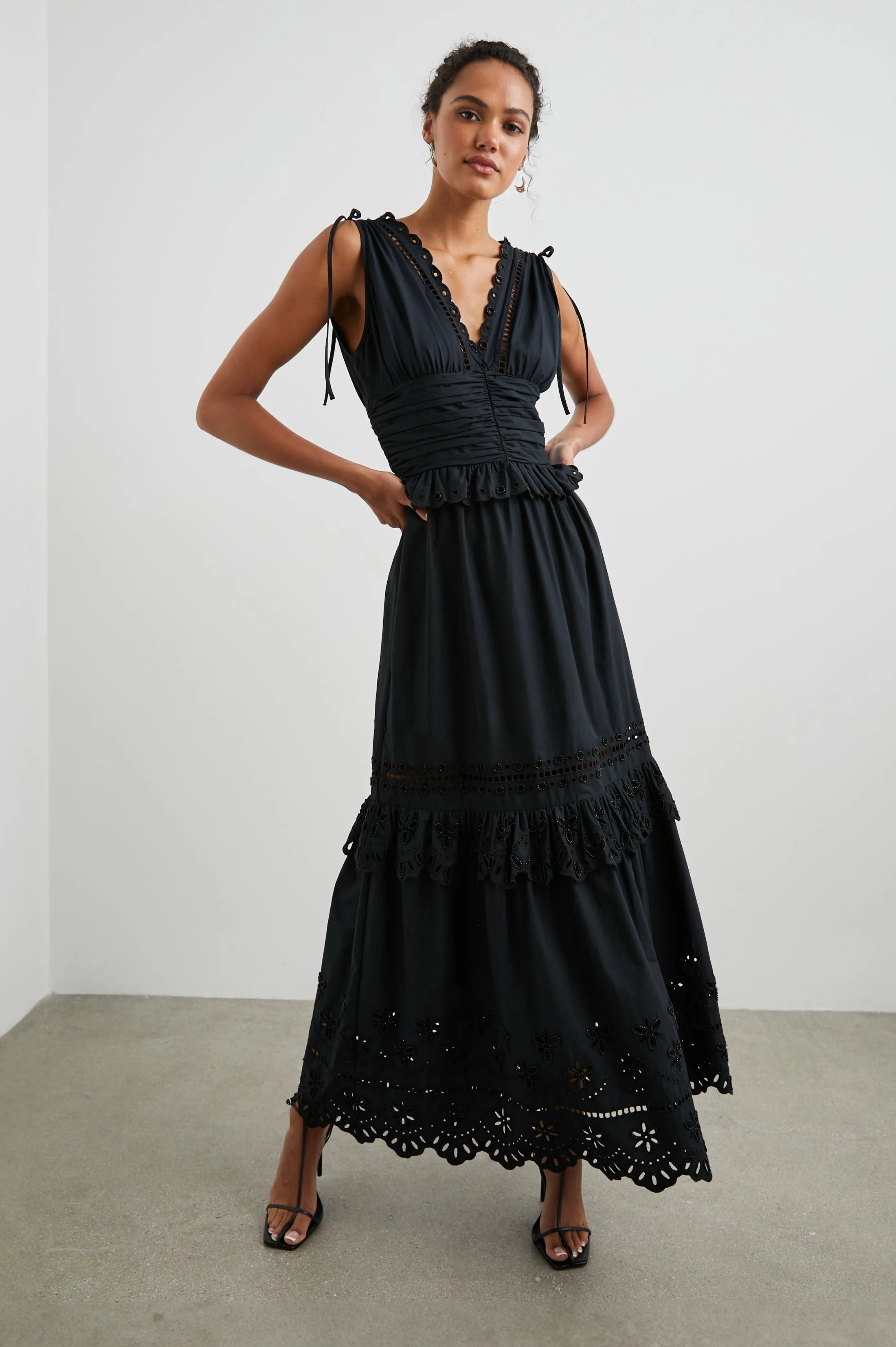 ESMERALDA DRESS - BLACK Rails