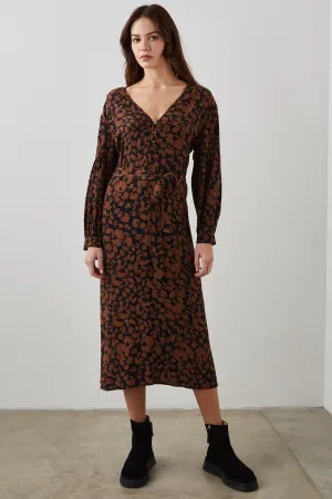 FABIAN DRESS - GARDEN SILHOUETTE Rails