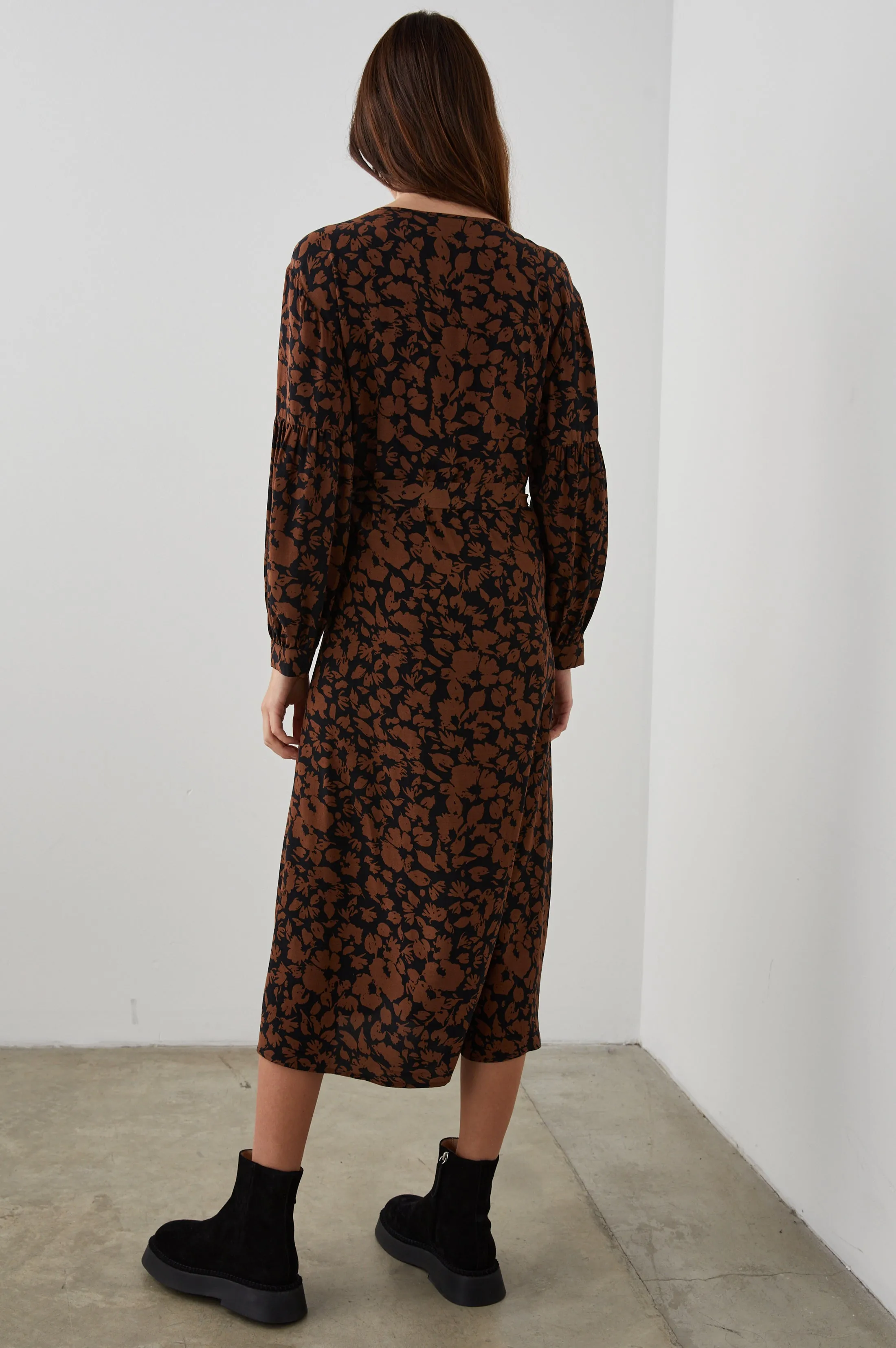 FABIAN DRESS - GARDEN SILHOUETTE Rails