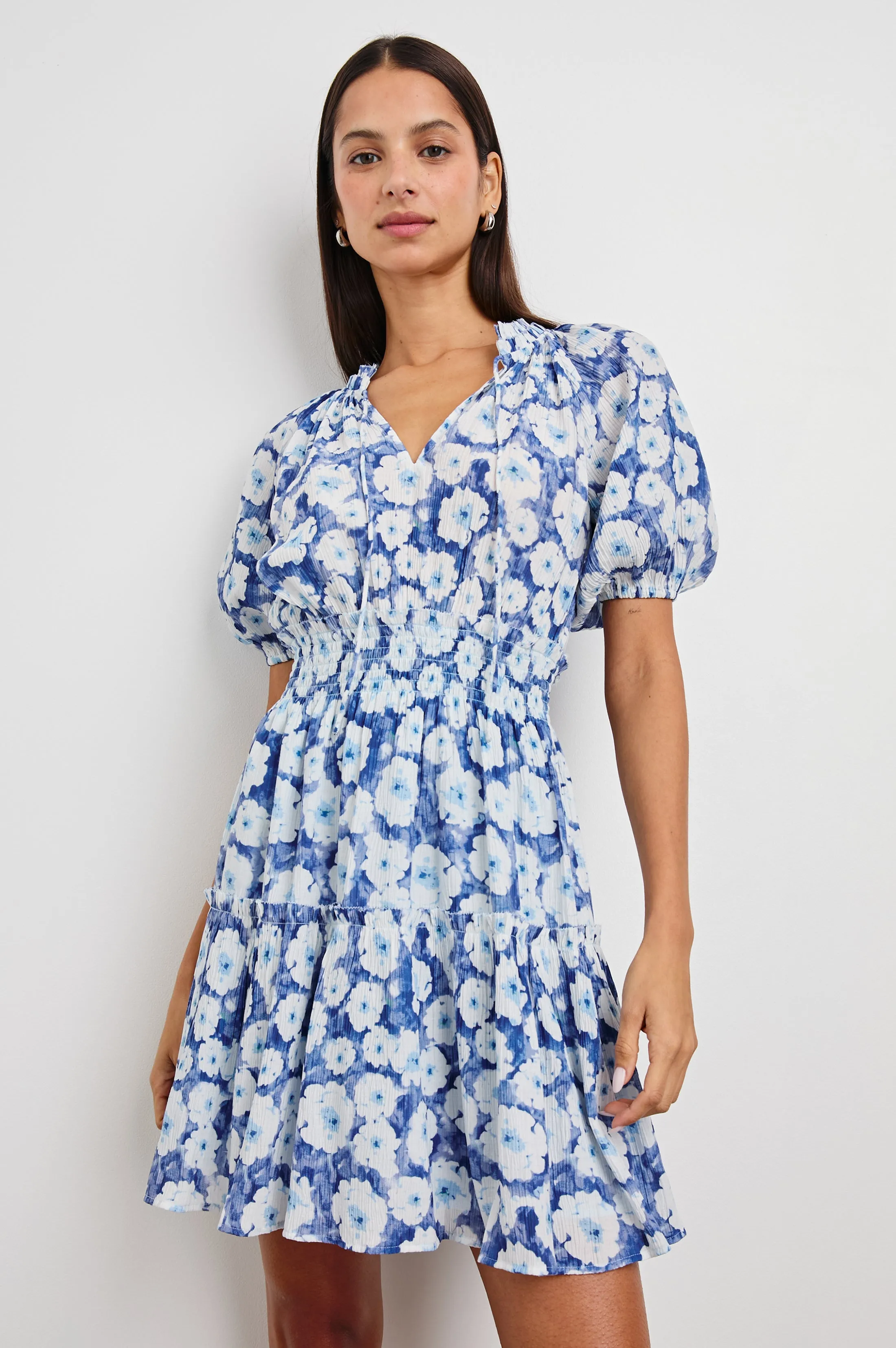 FIORELLA DRESS - BLUE FLORAL Rails