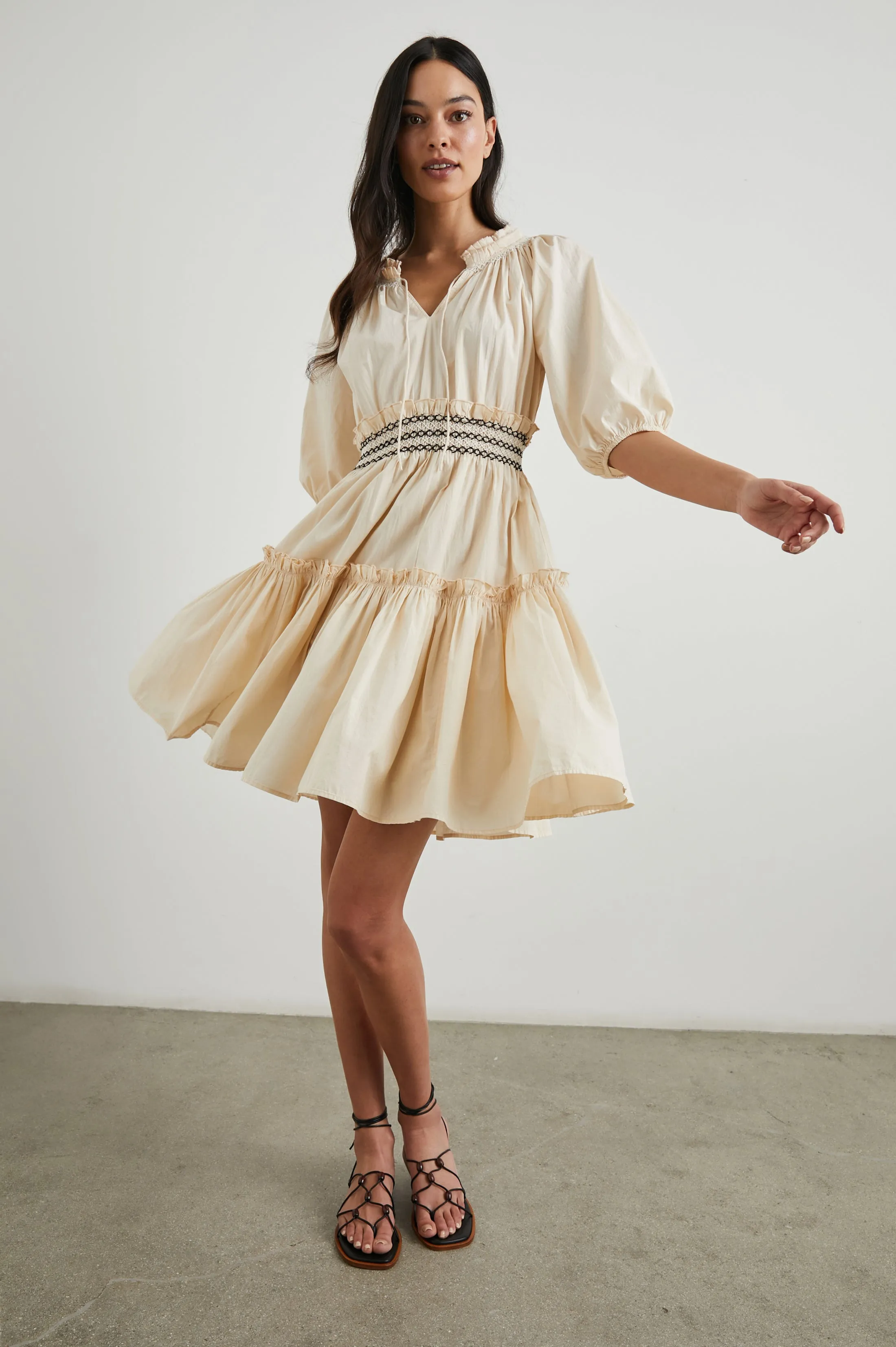 FIORELLA DRESS - FLAX Rails
