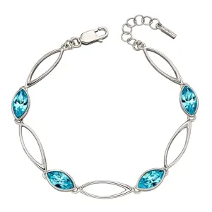 Fiorelli Silver Aqua Crystal Bracelet B5211A