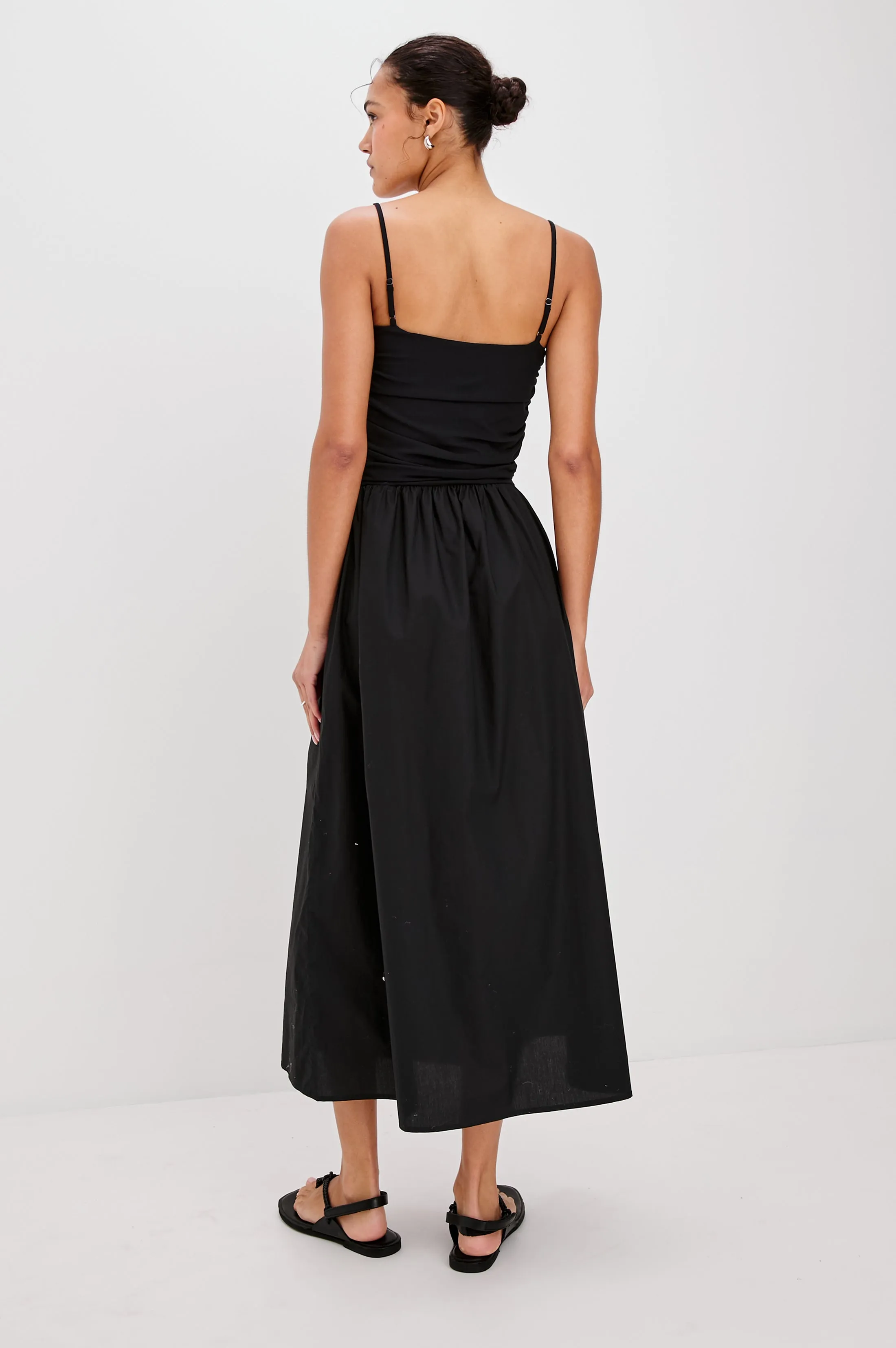 FISHER DRESS - BLACK Rails