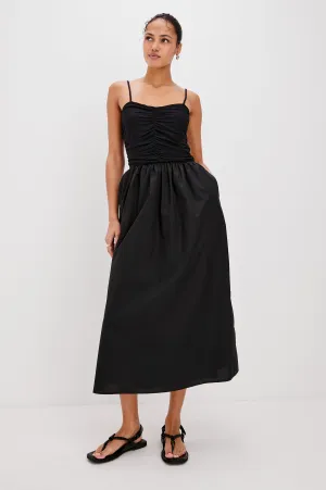 FISHER DRESS - BLACK Rails