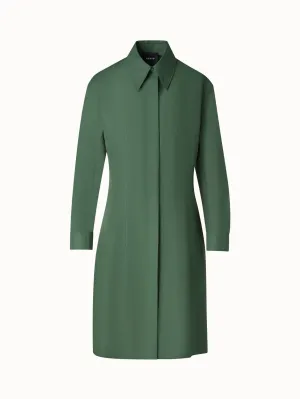 Fitted Cotton Shirt Dress 