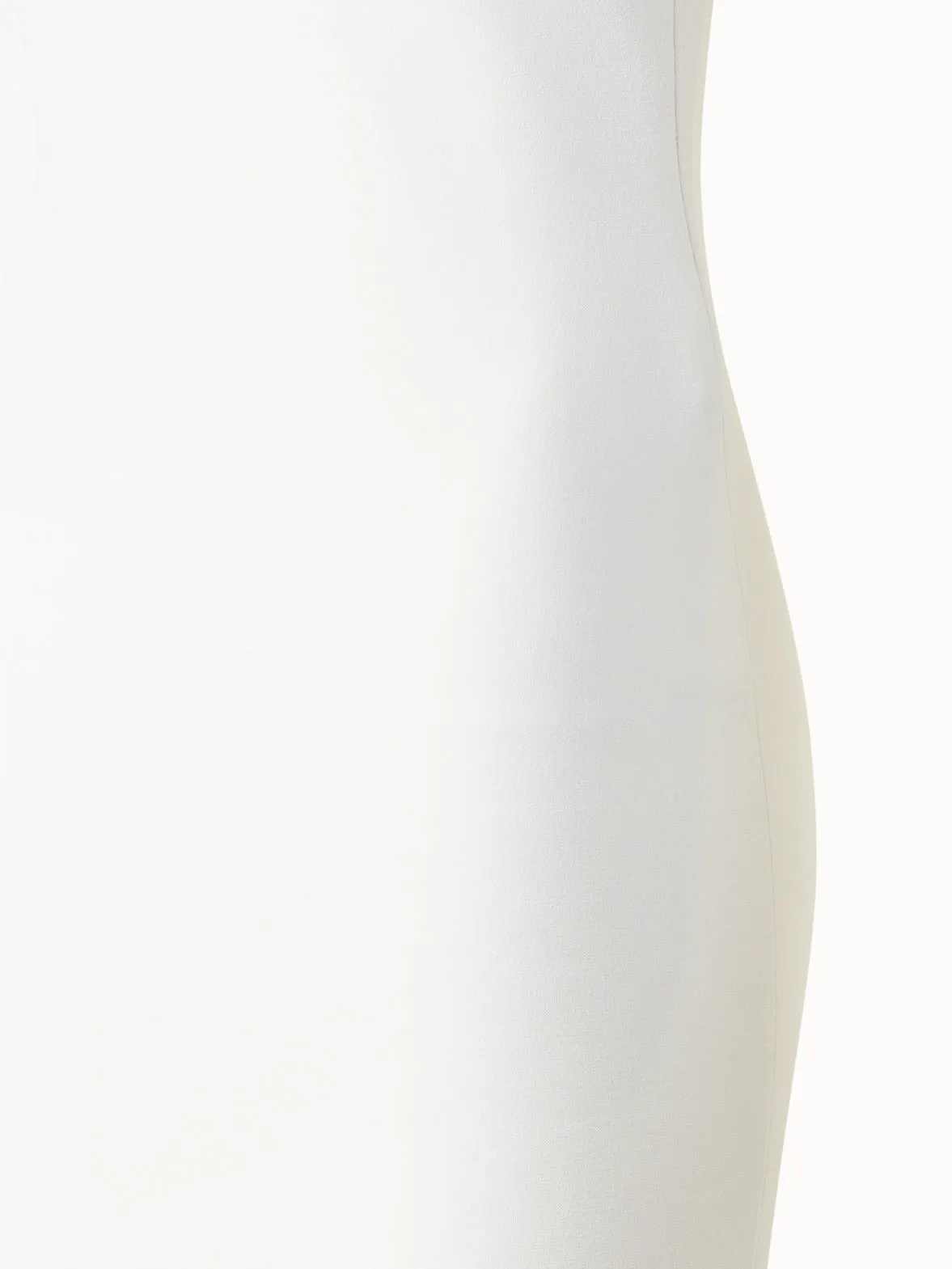 Fitted Midi Knit Dress with Double-V-Neck 