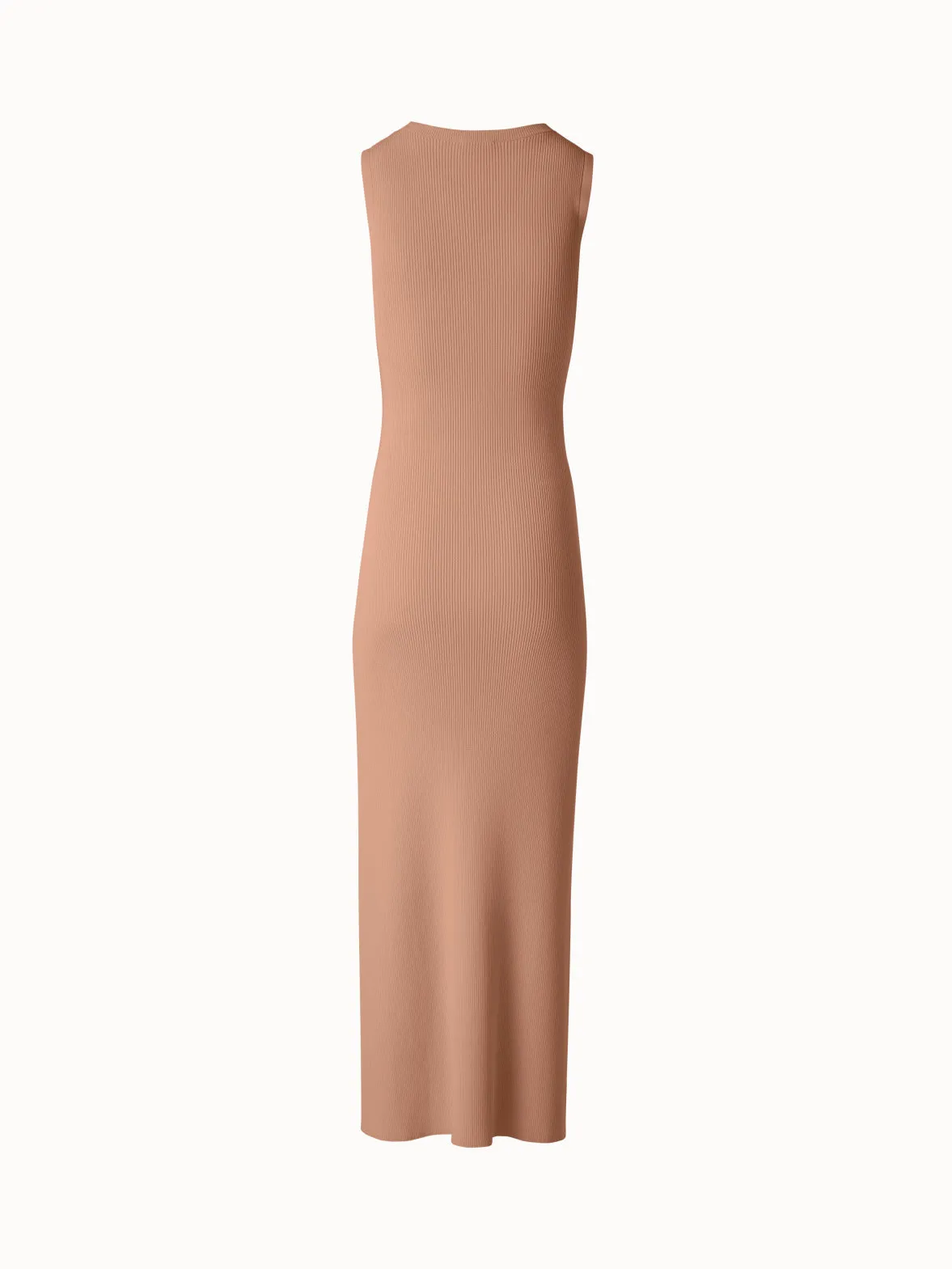 Fitted Tube Knit Dress with Side Slit 