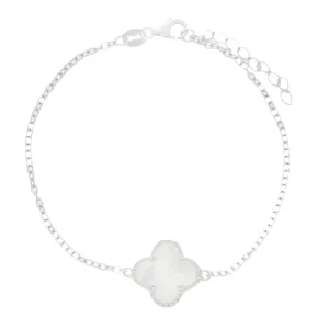 Four Leaf Clover Mother of Pearl Bracelet GVL028