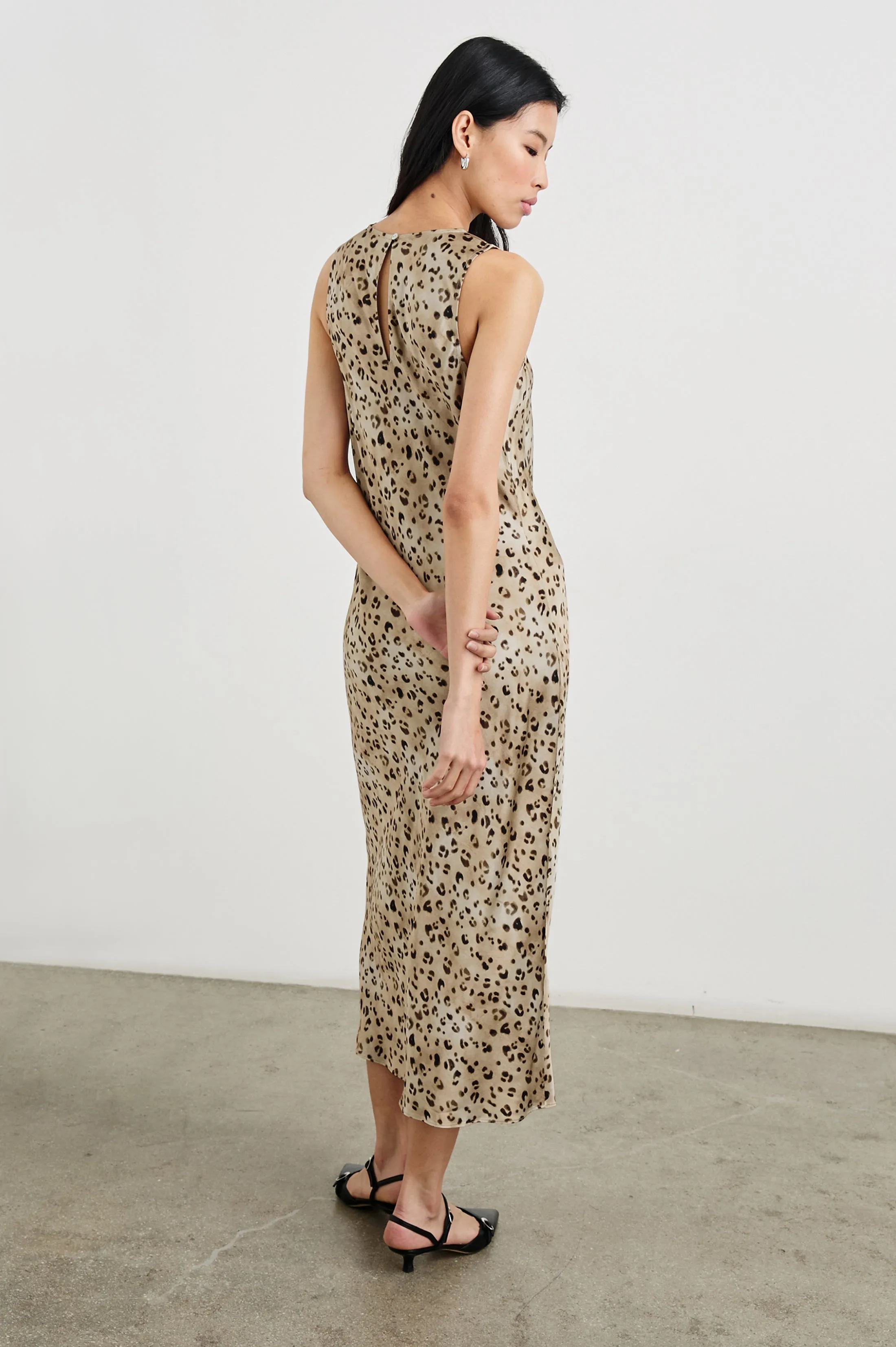 GABRIELLA DRESS - CHAMPAGNE LEOPARD Rails