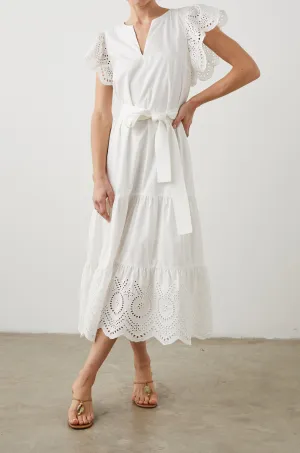 GIA DRESS - WHITE Rails