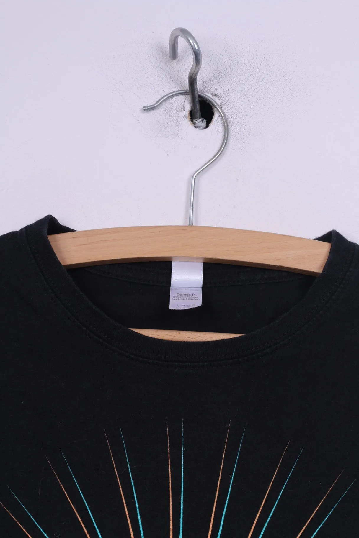 Gildan Ring Spun Womens S T-Shirt Graphic Black Cotton Leprous Short Sleeve Top Metal Band
