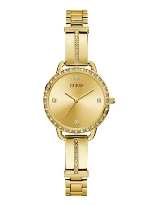 Gold Bellini Crystal Watch Guess