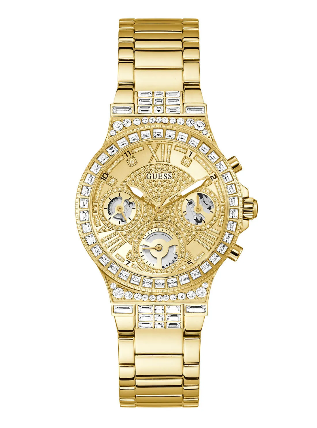 Gold Crystal Moonlight Watch Guess