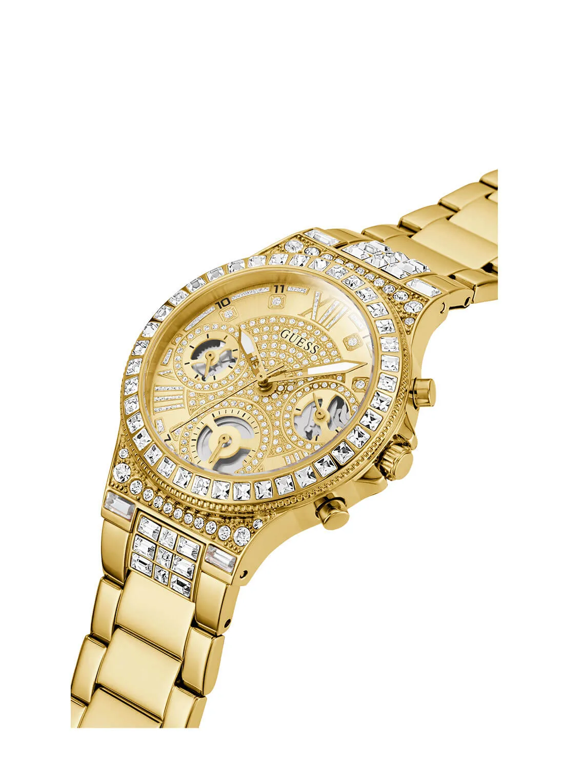 Gold Crystal Moonlight Watch Guess
