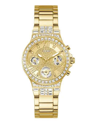 Gold Crystal Moonlight Watch Guess