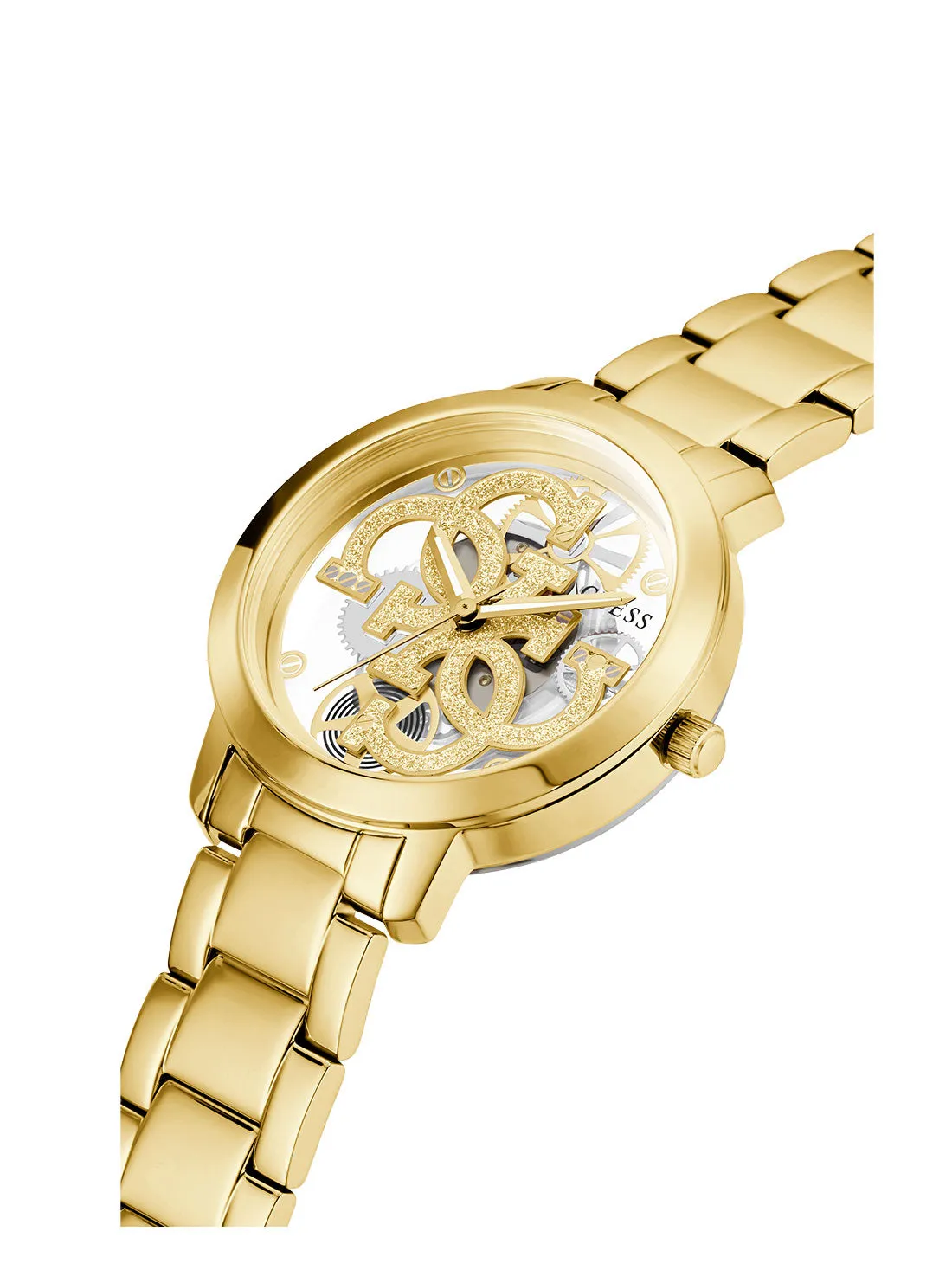 Gold Quattro G Champ Watch Guess