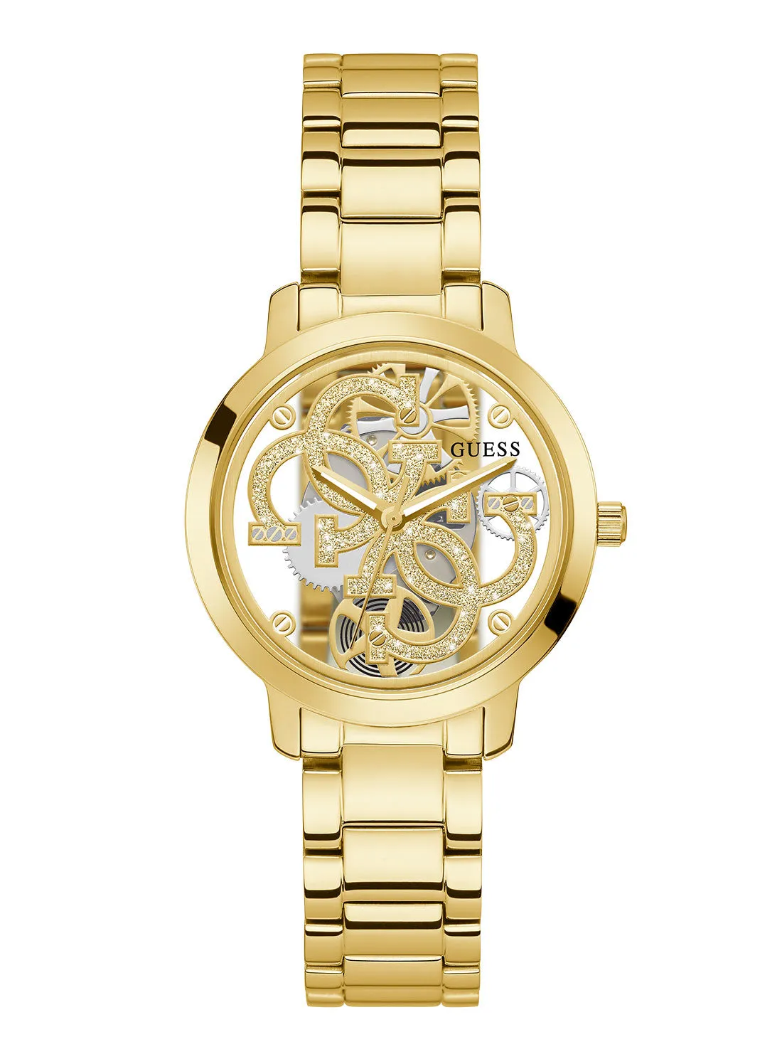 Gold Quattro G Champ Watch Guess