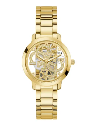 Gold Quattro G Champ Watch Guess