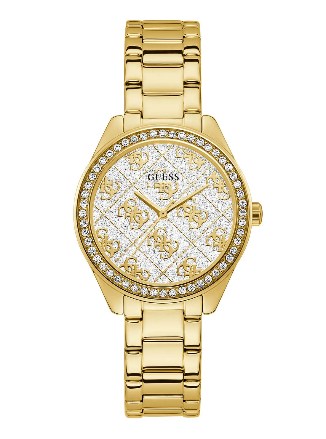 Gold Quattro G Logo Sugar Watch Guess