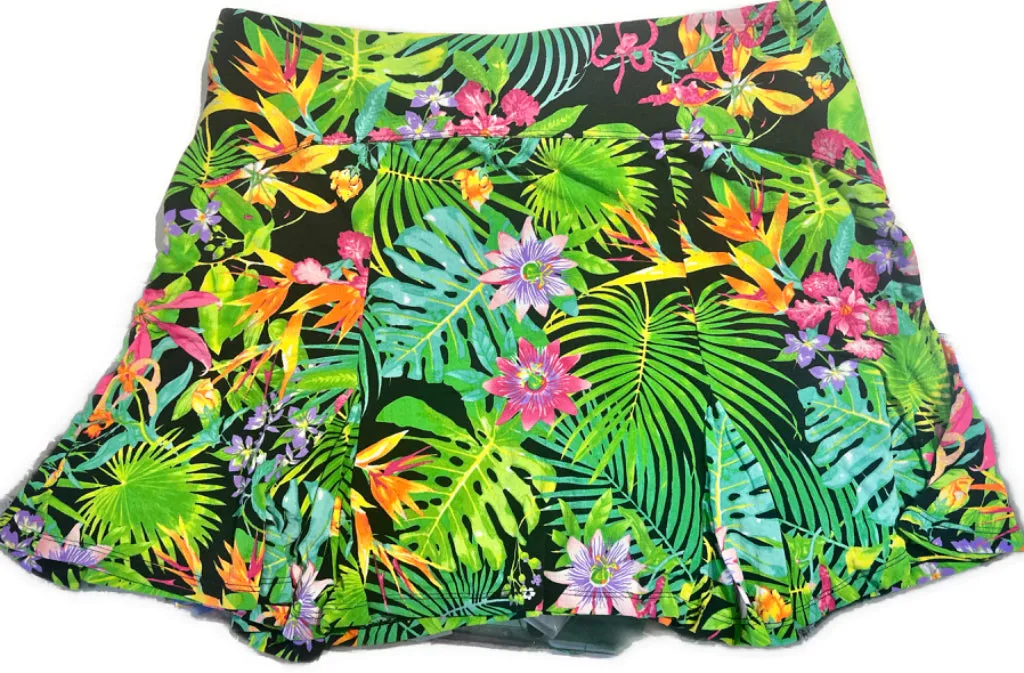 Gottex Lifestyle Tropical Print Skort Size XL MSP$93