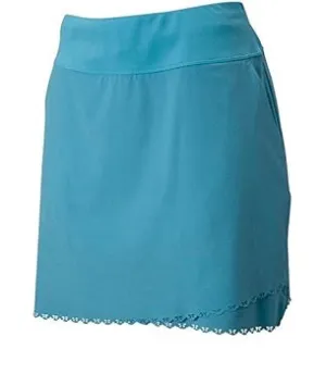 Greg Norman Women's Turquoise Laser Trimmed Golf Skort Size L MSP$79