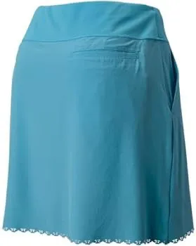 Greg Norman Women's Turquoise Laser Trimmed Golf Skort Size L MSP$79