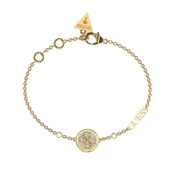 Guess 4G Crystal Coin Bracelet JUBB03125JWYGL