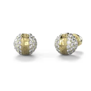 Guess Crystal Bead Ball Stud Earrings JUBE04459JWYGT