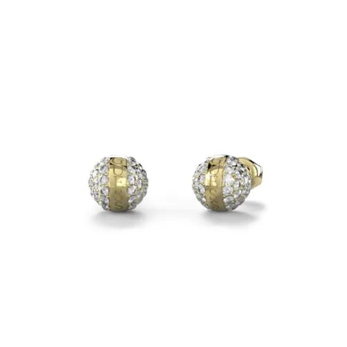 Guess Crystal Bead Ball Stud Earrings JUBE04459JWYGT