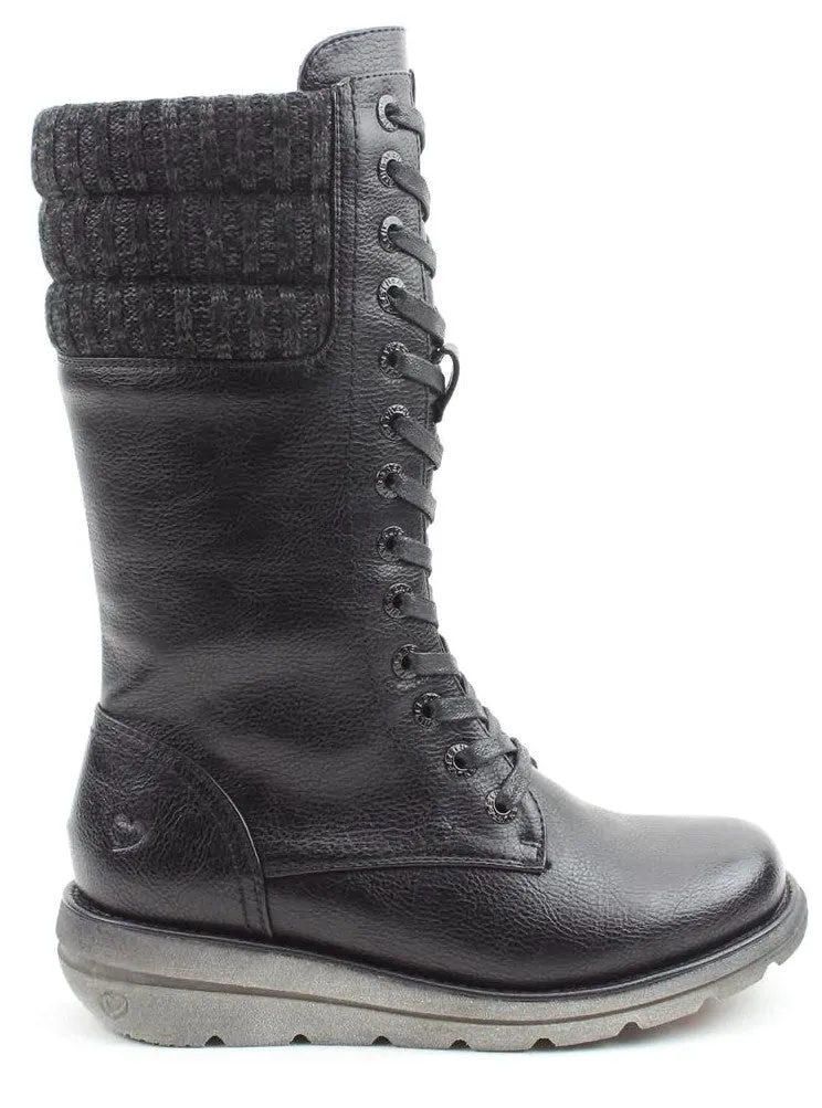 Heavenly Feet Drifter Womens Lace-Up Mid Calf Boot