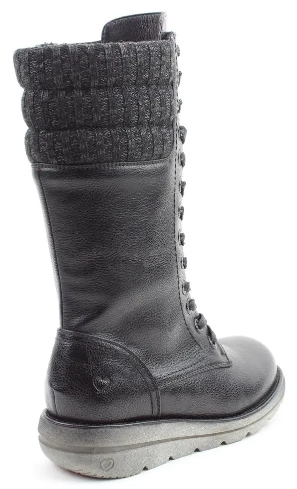 Heavenly Feet Drifter Womens Lace-Up Mid Calf Boot