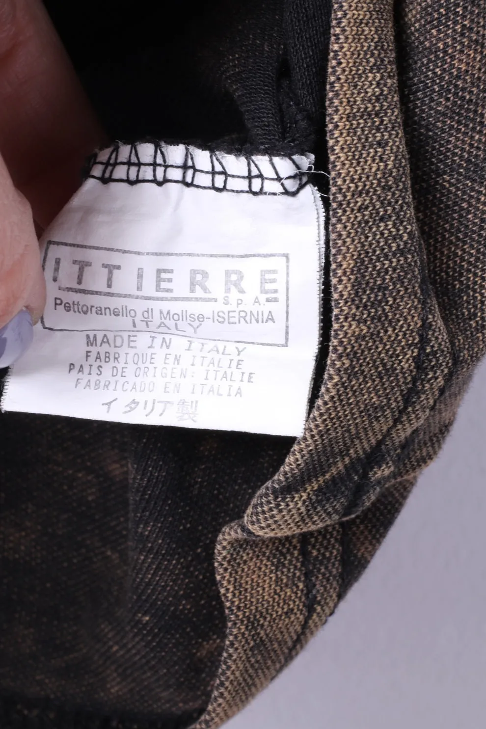 Hermes Paris Womens M Polo Shirt Brown Cotton