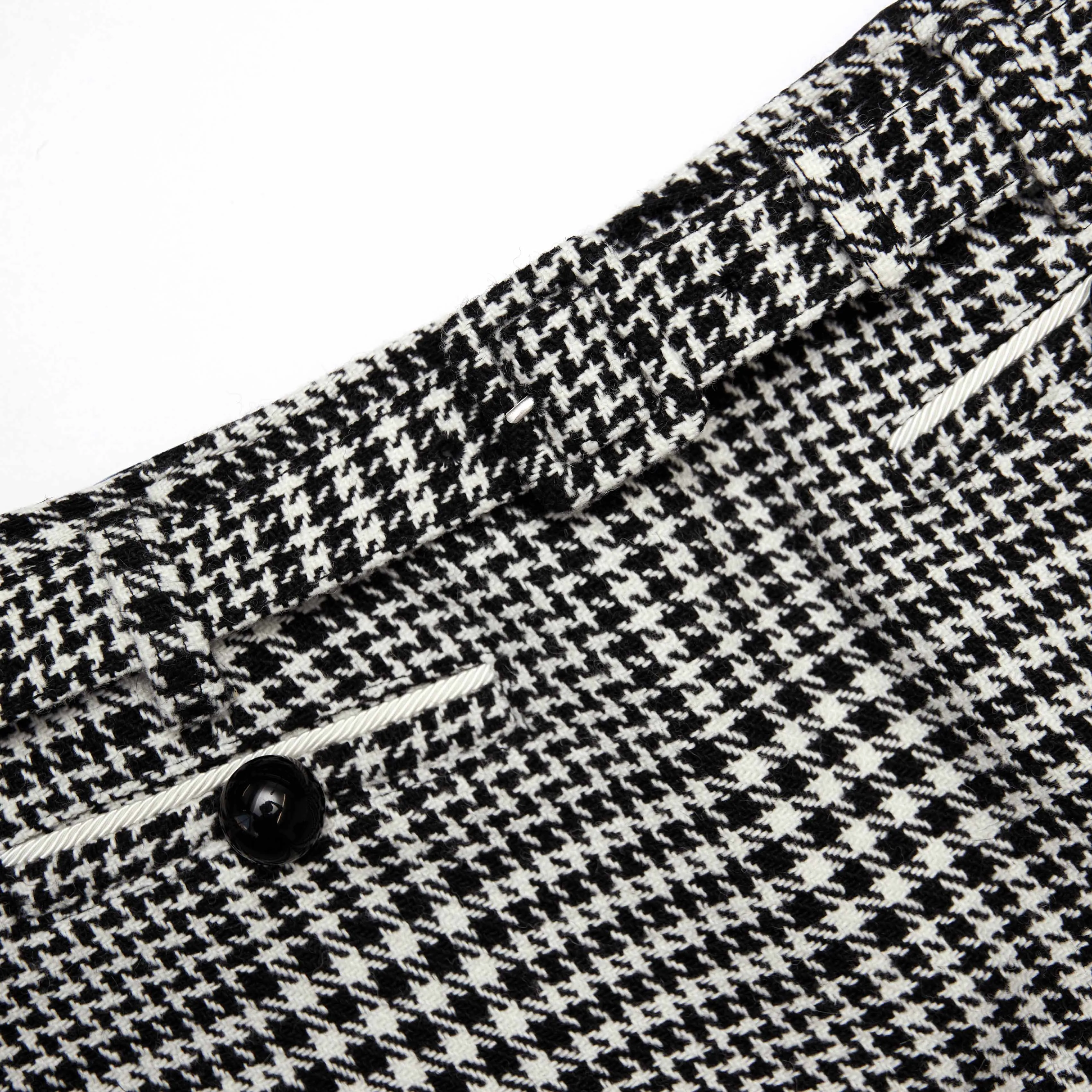 Houndstooth Crystal Trim Jacket Self Portrait