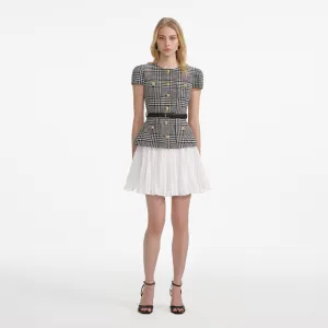 Houndstooth Mini Dress Self Portrait