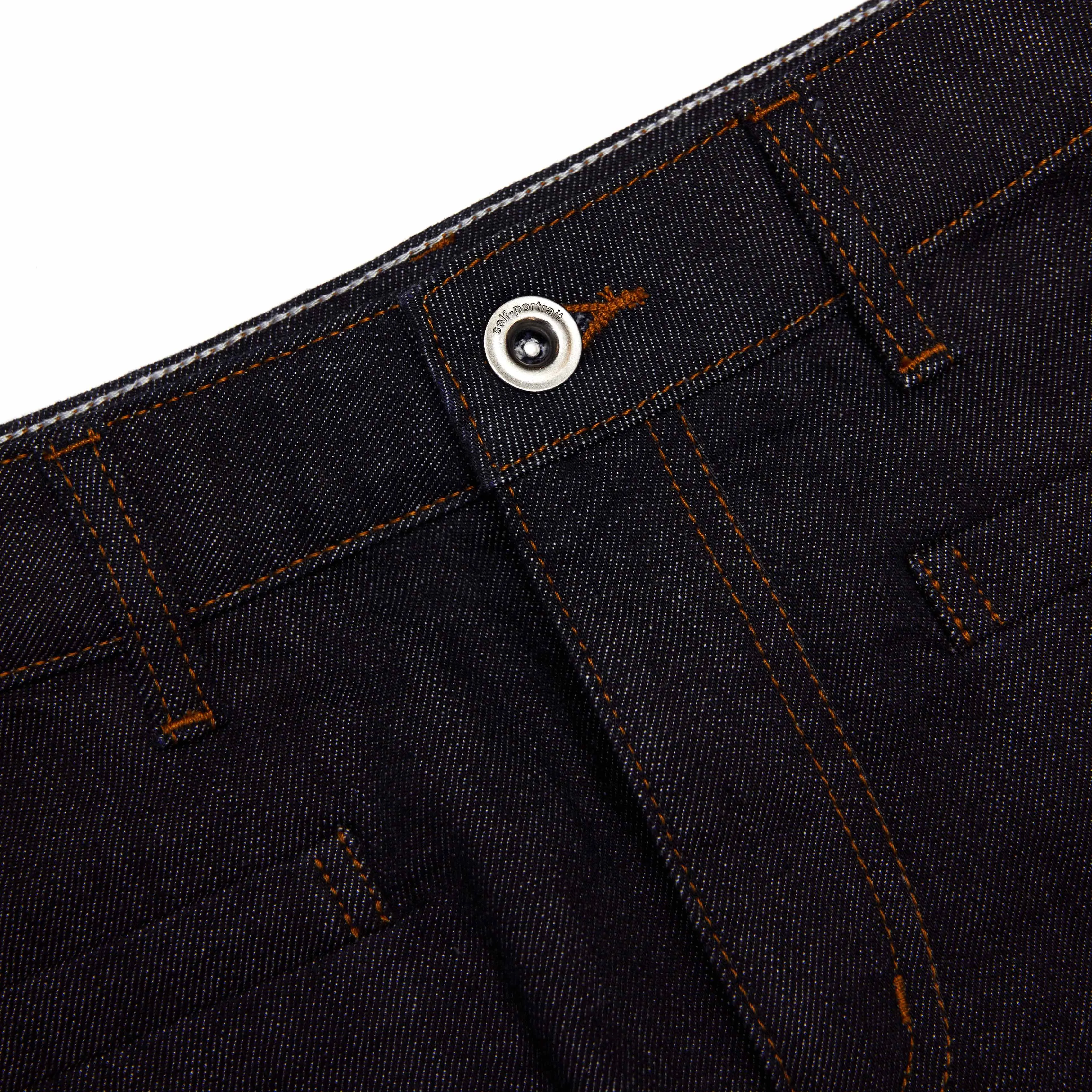 Indigo Denim Shorts Self Portrait