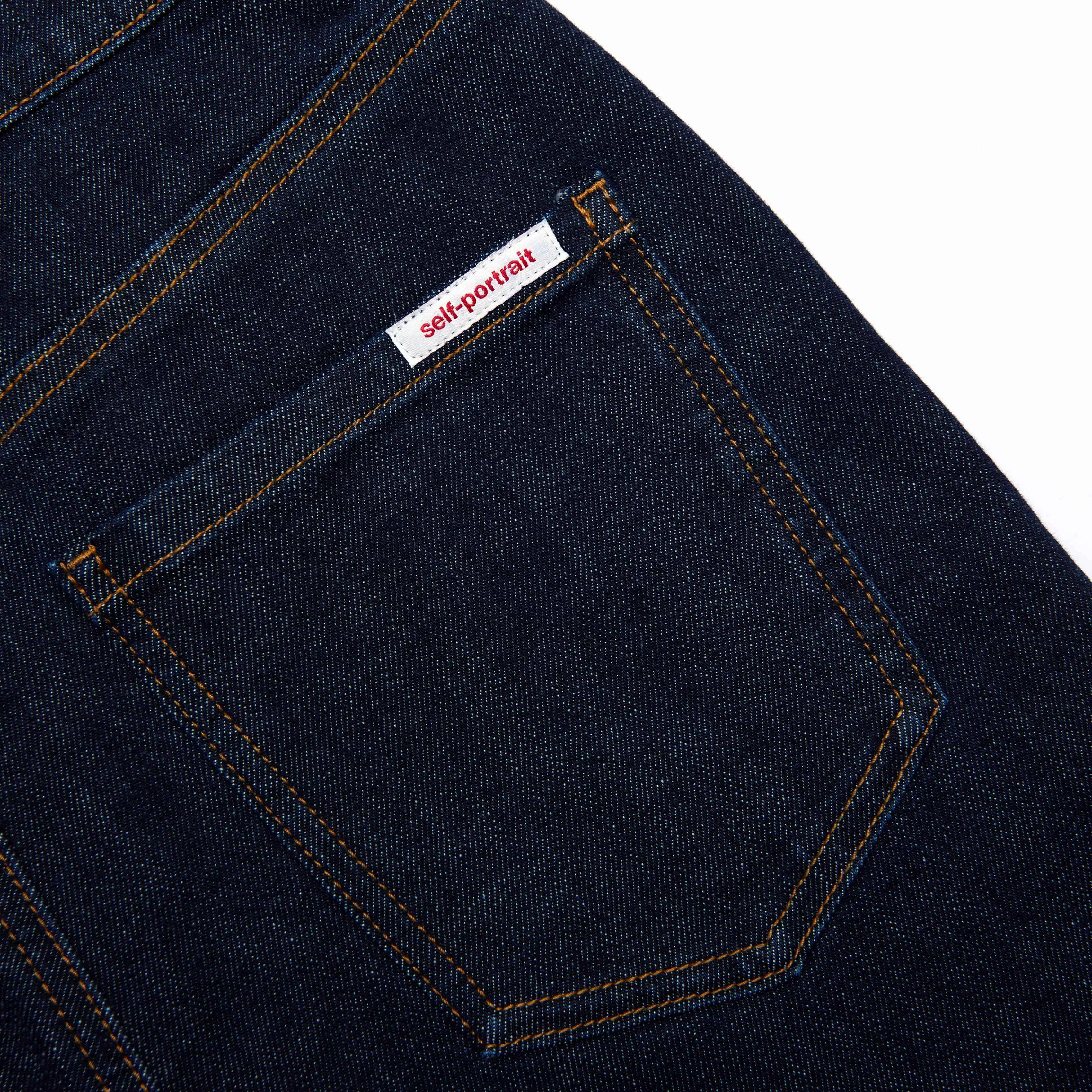 Indigo Flared Jeans Self Portrait