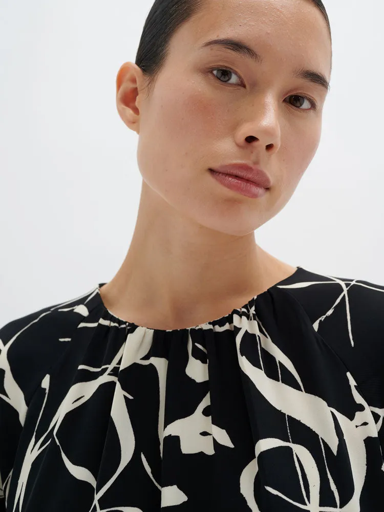 InWear PaileyIW Top Poetic Scribble Black