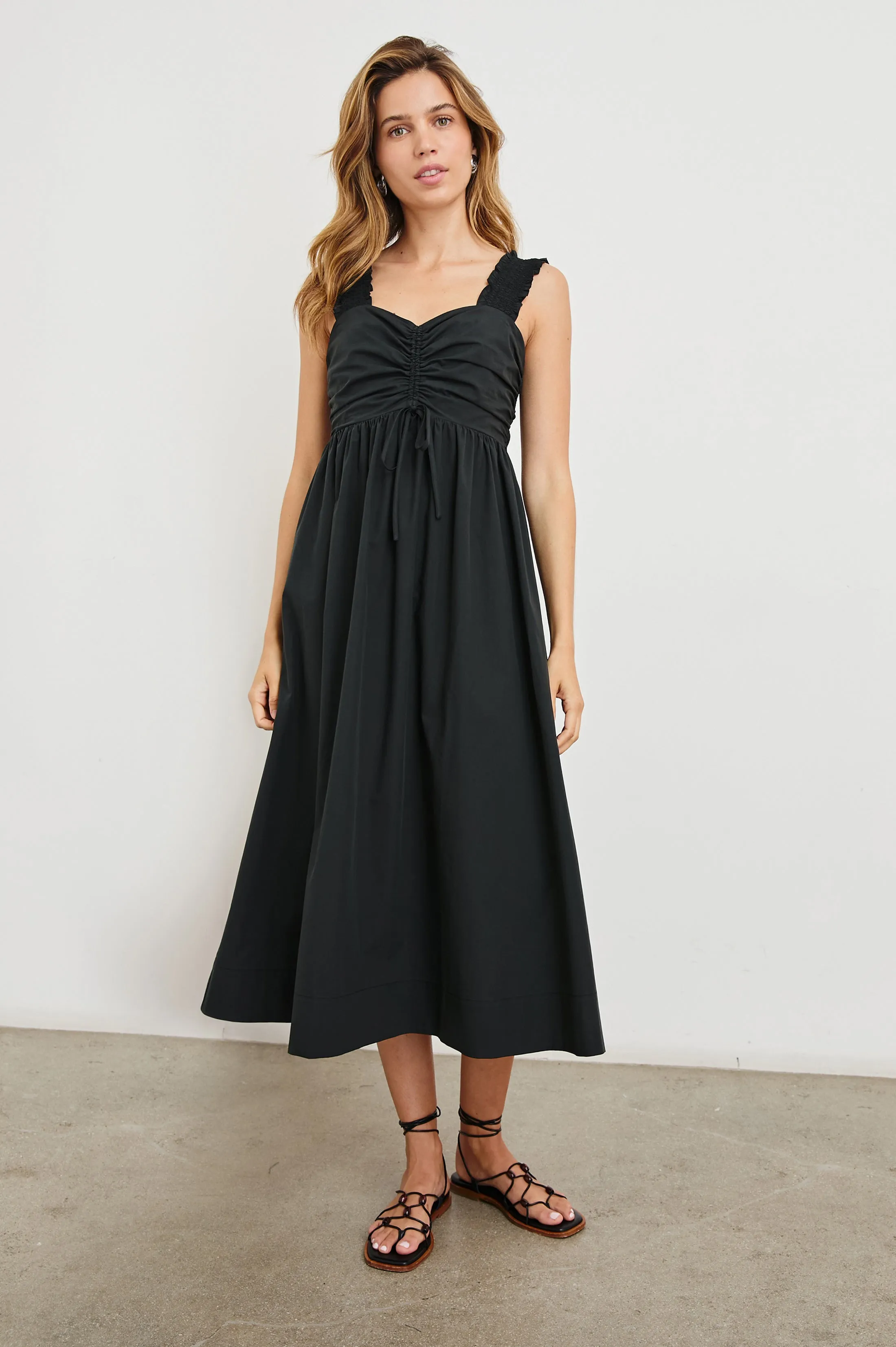 IRISA DRESS - BLACK Rails