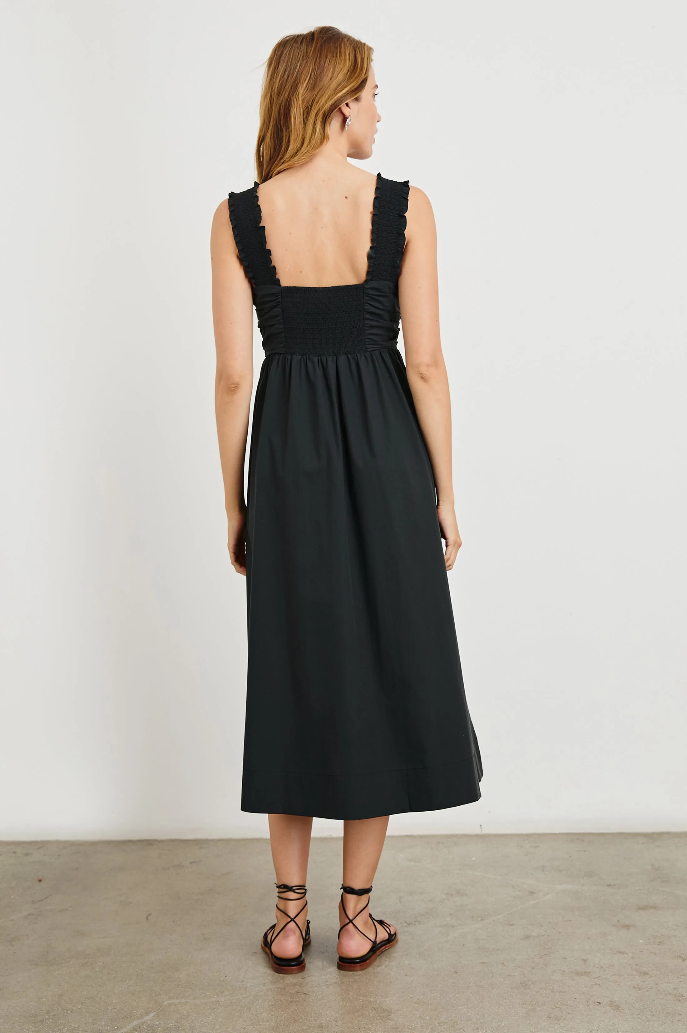 IRISA DRESS - BLACK Rails