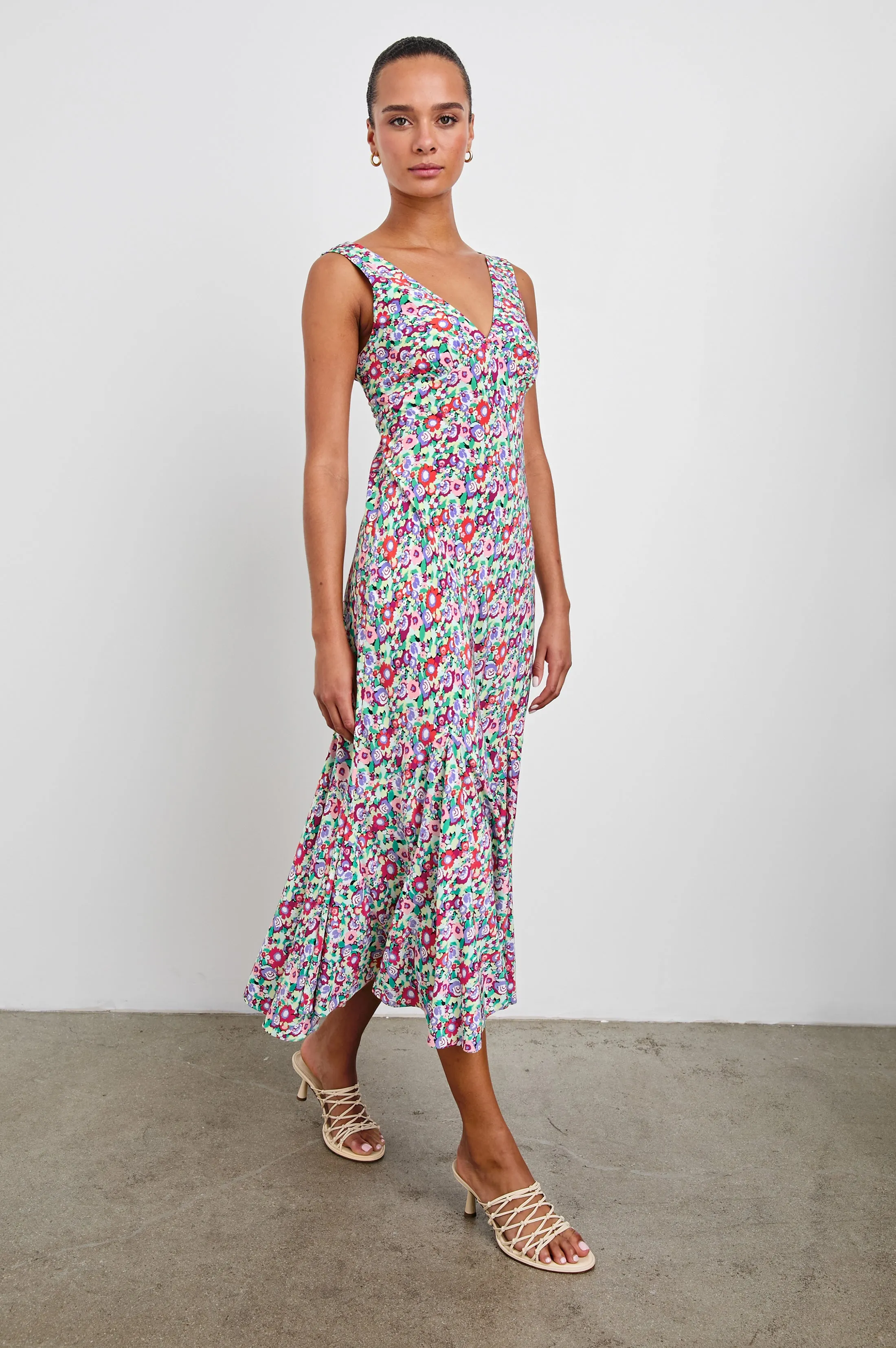 IRRA DRESS - OVERSIZED MULTI FLORAL Rails