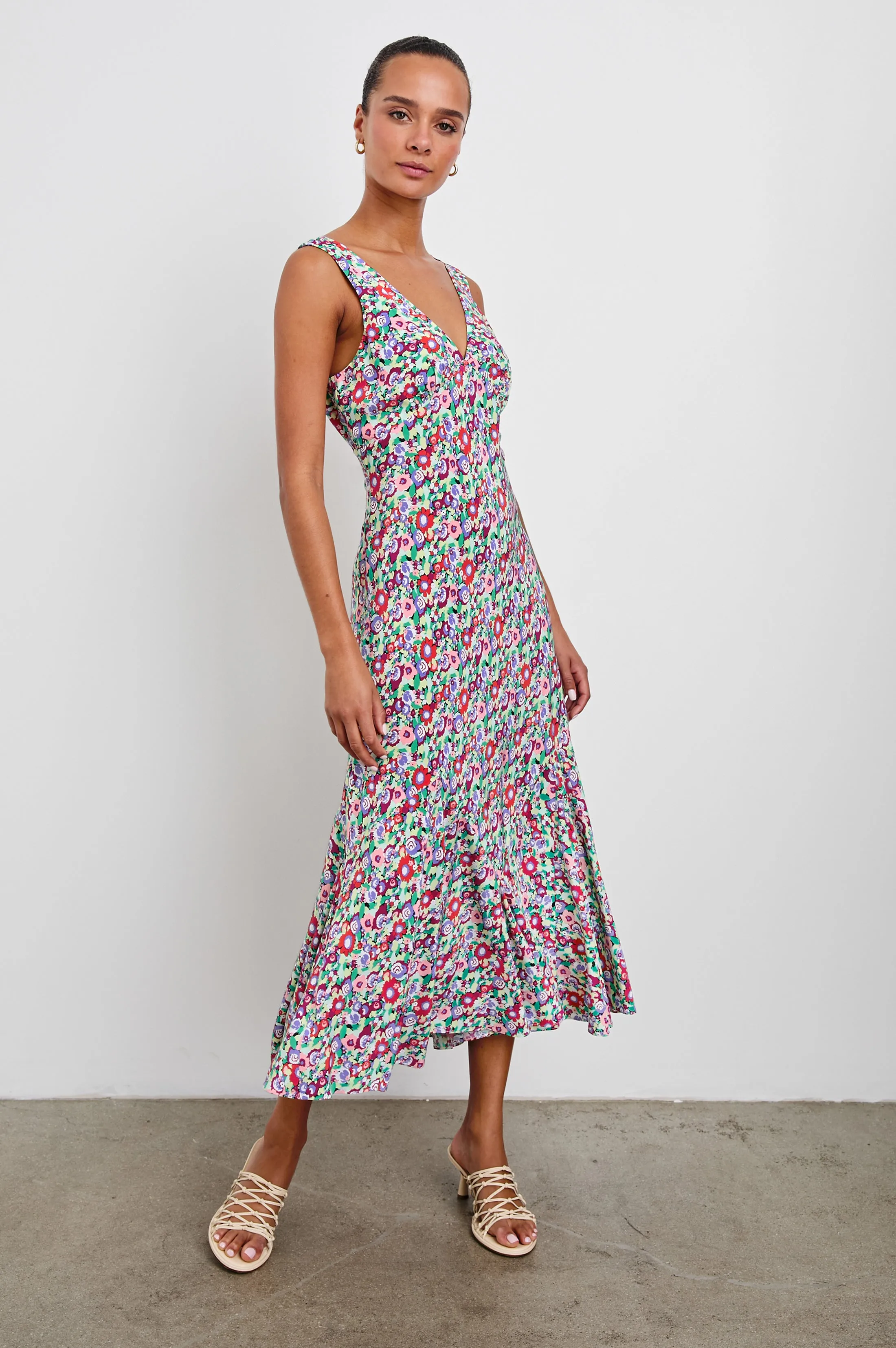 IRRA DRESS - OVERSIZED MULTI FLORAL Rails