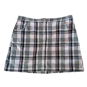 Izod performx Cool-Fx Stretch Pink & Gray Plaid Women's Skort Size 14