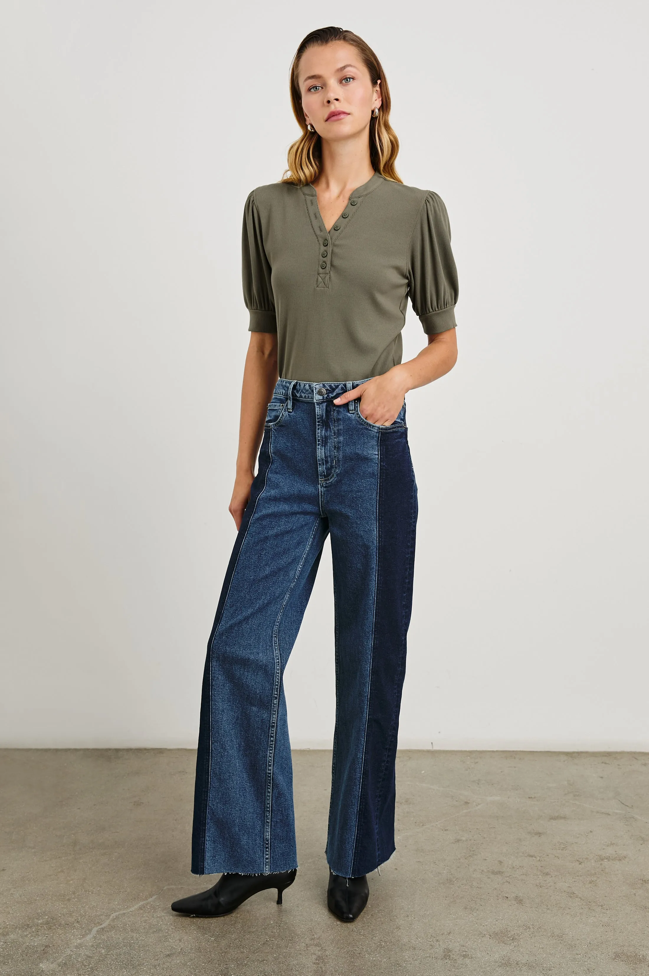 JEWEL TOP - WASHED OLIVE Rails