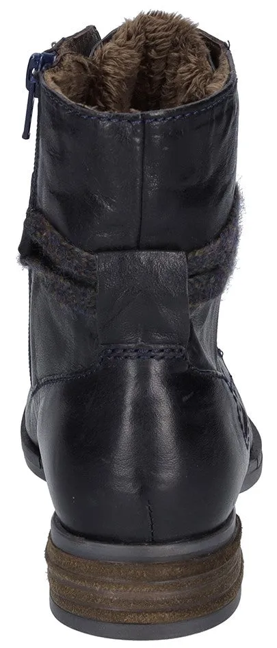Josef Seibel Sanja 18 Womens Leather Lace Up Boot