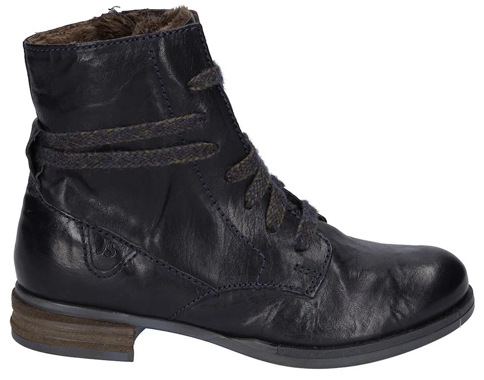 Josef Seibel Sanja 18 Womens Leather Lace Up Boot