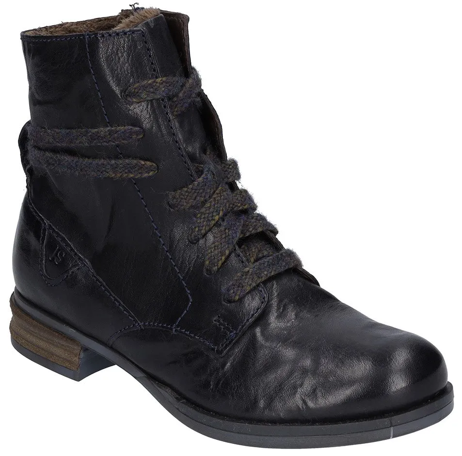 Josef Seibel Sanja 18 Womens Leather Lace Up Boot