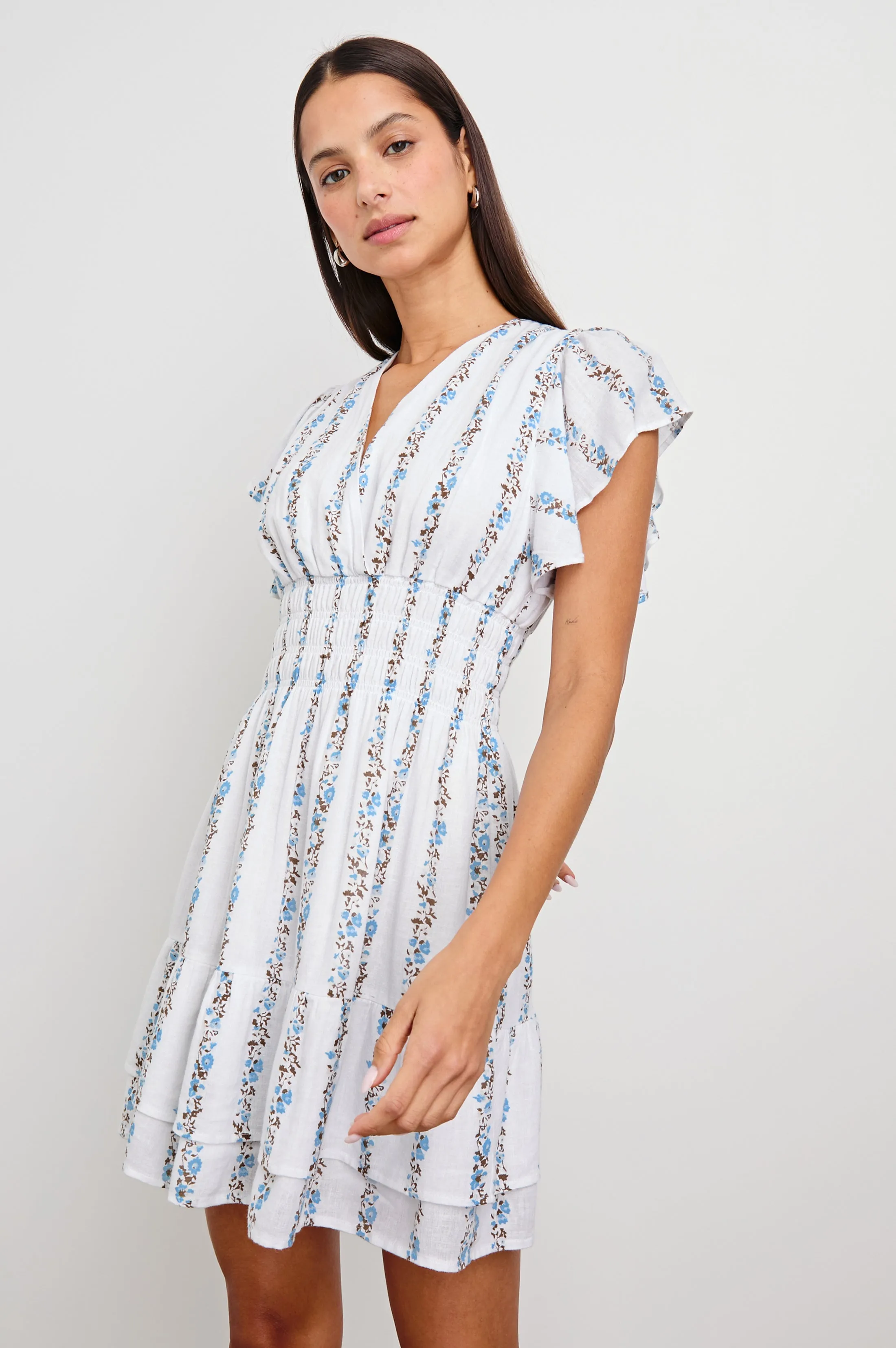 KIMORA DRESS - BLUEBELL STRIPE Rails
