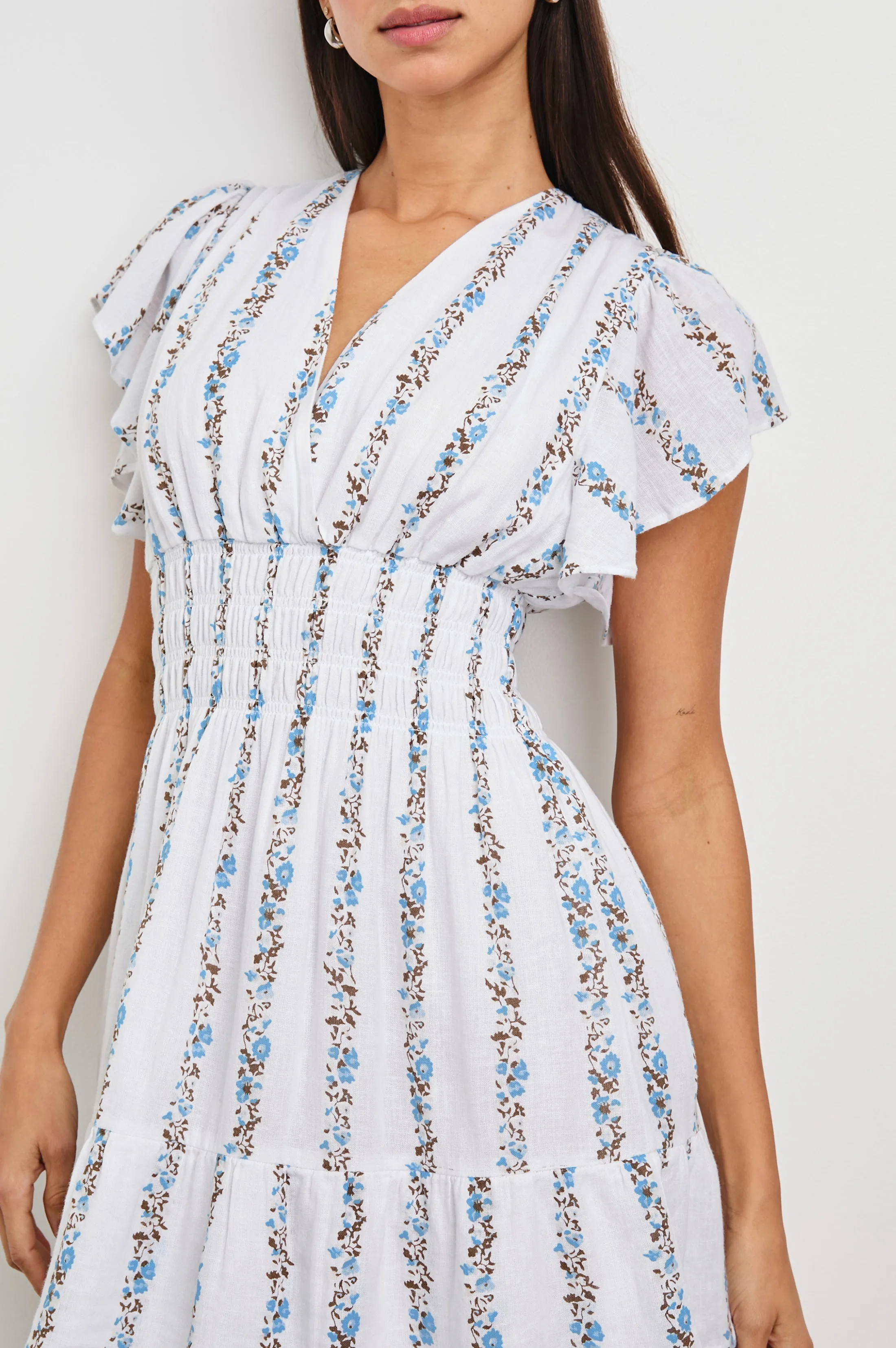 KIMORA DRESS - BLUEBELL STRIPE Rails