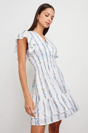 KIMORA DRESS - BLUEBELL STRIPE Rails